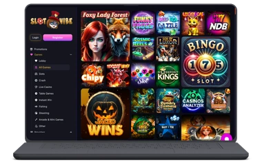 SlotVibe Casino seite